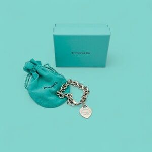 Tiffany & Co. Sterling Silver Return to Tiffany Heart Tag Toggle Bracelet